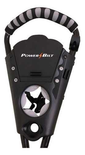 Imagen 5 de 5 de Rieragolf Carro Manual Golf 3 Ruedas Powerbilt C/portaparagu