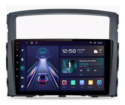 Estéreo De Pantalla Android 10 Mitsubishi Pajero 2006-2020