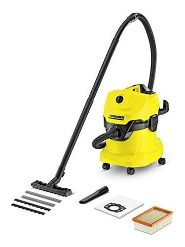 Aspirador Seco Mojado Multiuso Karcher Wd4 Con Motor 1800w,