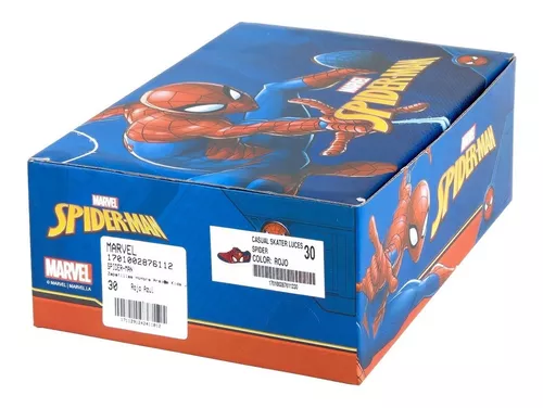 Zapatillas Marvel Spiderman Ins con abrojo Niños