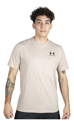Remera Under Armour Sportstyle Hombre Training Marrón