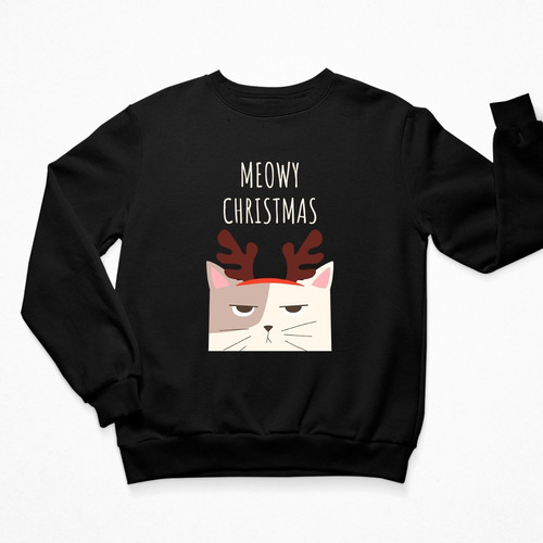 Imagen 2 de 4 de Sudadera Navidad - Unisex - Meowy Christmas