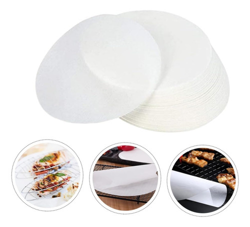 Papel De Horno Redondo Siliconado 12cm Resistente Calo 500u
