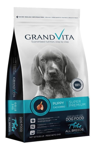 Grand Vita Cordero Cachorro 3kg