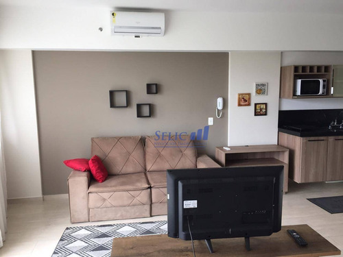 Imagem 2 de 30 de Flat Mobiliado - Línea Home Style, 45m² - Centro - Cod Fl0020 - Fl0020