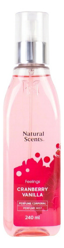 Perfume Corporal Cranberry Vanilla 240ml Natural Scents Volumen de la unidad 240 mL