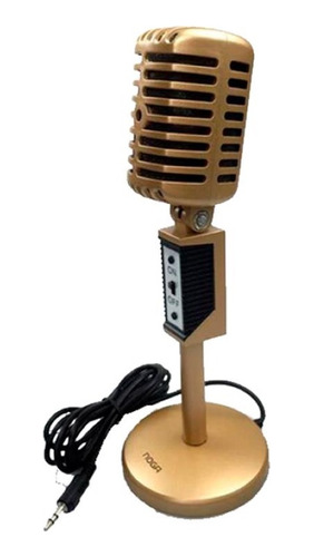 Microfono Multimedia Retro Vintage Pc Ajustable Chat Graba