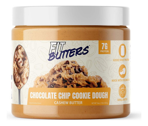 Fit Butters Chocolate Chip Cookie Dough Cashew Butter, 16 Oz