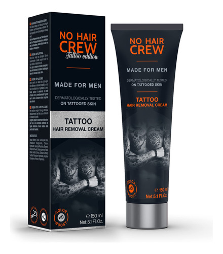 No Hair Crew Crema Depilatoria Tattoo Edition | Carbon Para