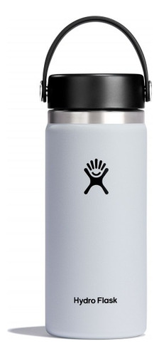 Botella Termo Hydro Flask Wide Mouth Flex Cap 16 Oz | Blanco