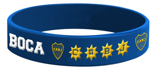 Pulseras De Silicona Boca Juniors X20 Unidades