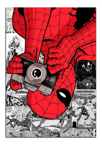 Quadro Spider-man Hq's Decorativo Personalizado Em Mdf 