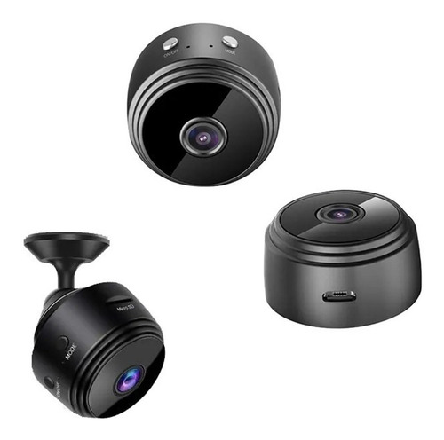 Imagen 2 de 8 de Fralugio Mini Cámara Espia 1080p Wifi A9 Full Hd Nocturna Sd