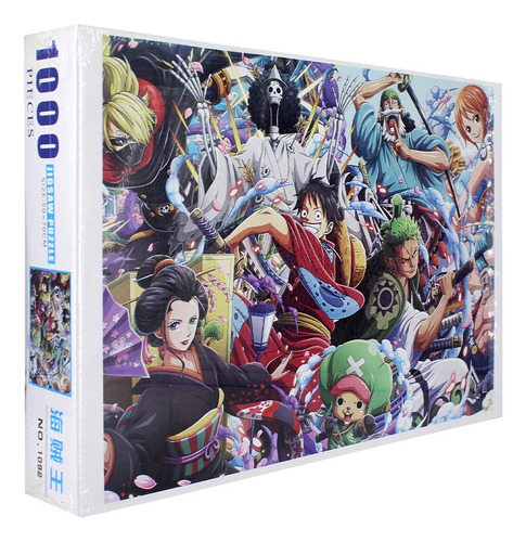 1000pz Rompecabezas One Piece Luffy Zoro Brook Nami Puzzle