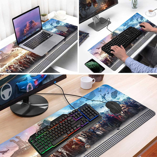 Alfombrilla De Raton Grande Para Juegos Xxl Con La Alfomb...