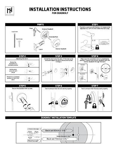 Mega Handles Combo De Entrada I Manija De Puerta Con Palanca