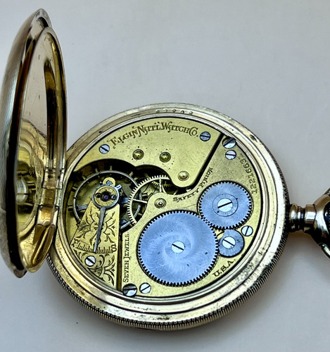 Antiguo Reloj De Bolsillo Elgin Natl Watch Co Usa 1900#0153 (Usado)