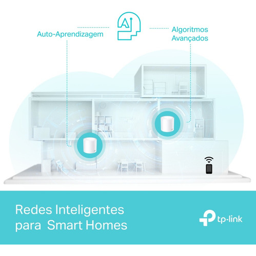 Roteador Deco X50 Gigabit Dual-band Ax3000 2 Uni Tp-link
