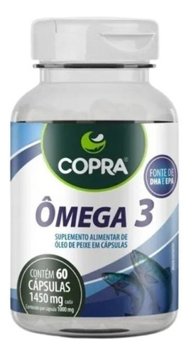 Oleo De Peixe Omega 3 Copra 60 Capsulas
