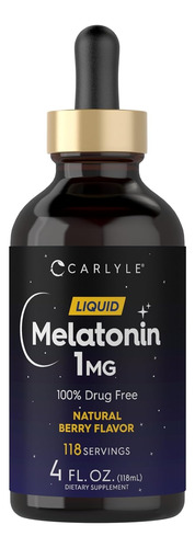 Melatonina Gotas Liquida 1mg Ideal Para Niños Grande Eg M64