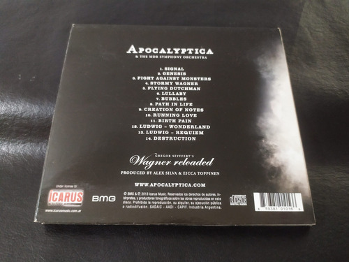 Apocalyptica - Wagner Releaded - Live In Leipzig (cd Arg) Estándar (Usado)