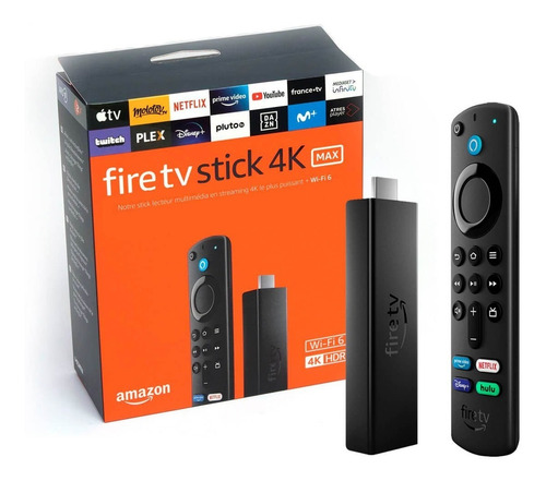 Fire Tv Stick 4k Max Wifi 6 Control Remoto Por Voz Gen 2021 Color Negro