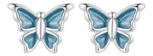Aretes Alas De Mariposa En Plata 925 Para Mujer
