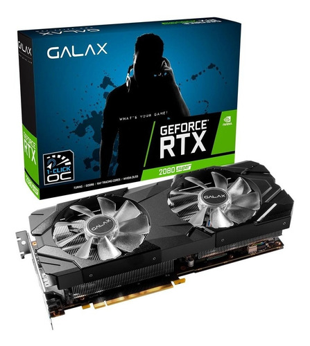 Placa De Vídeo Nvidia Geforce Rtx 2080 Super 8gb Gddr6 Galax
