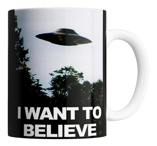 Tazón - Taza De Cerámica - X Files (i Want To Believe)