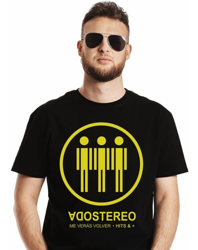 Polera Soda Stereo Me Veras Volver Pop Impresión Directa