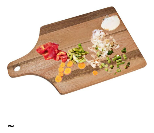 Taboa Bandeja Com Cabo Lisa Ideal Servir Pizza Churrasco Top
