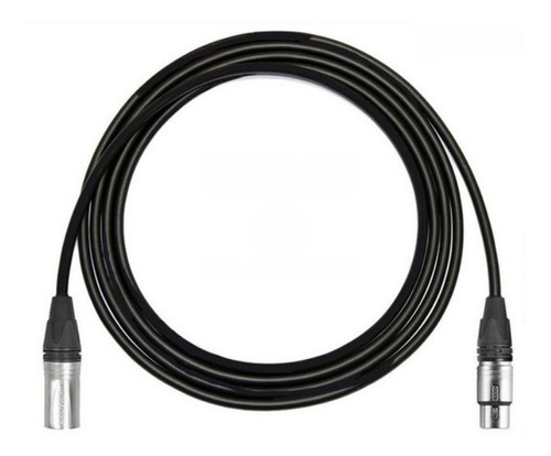 Cable Balanceado Xlr Macho A Xlr Hembra De 50cm Profesional