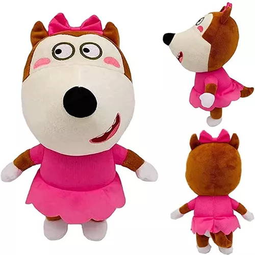 Pelúcia Wolfoo e Lucy Toy com desenho animado tipo soft durável duradouro  bonito