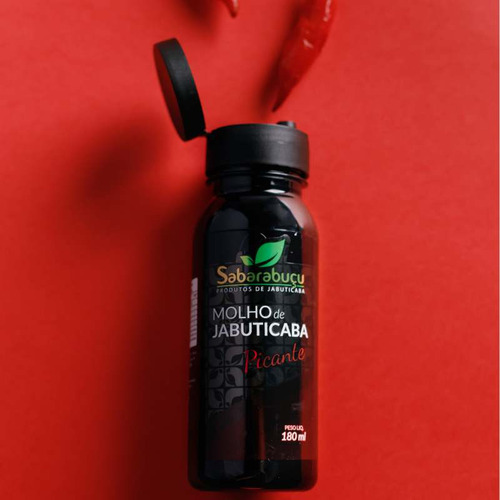 Molho de Jabuticaba Picante 180ml - Sabarabuçu