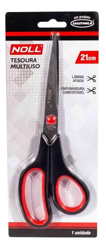 Tesoura Profissional Multiuso 8'' 21cm Corte Afiado - Noll