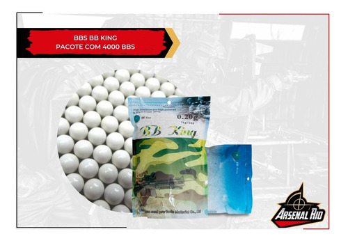Bbs 6mm De Airsoft 0.20g Bb King 4000 Bbs