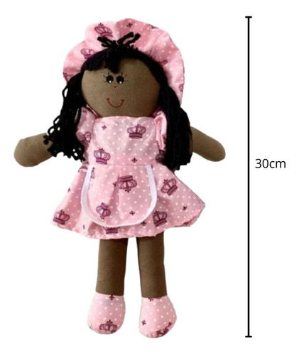 Kit 8 Boneca De Pano 30cm Diversidade De Modelos Envio 24h