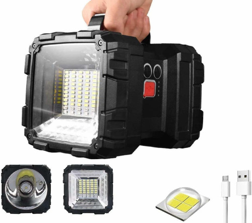 Xhp50 Led Spotlight Flashlight With Build-in 15000mah Batter