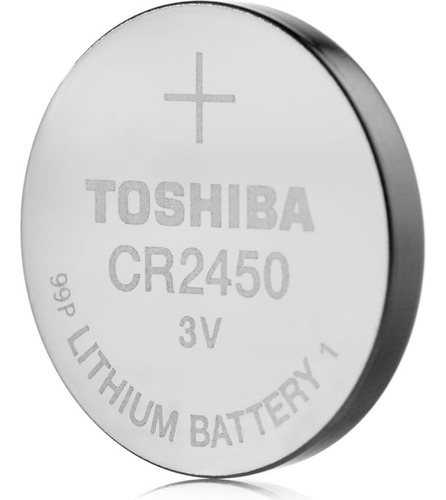 Pila Bateria Toshiba Cr2450 Tamaño Botón 3 Voltios Paquete De 1 Unidad
