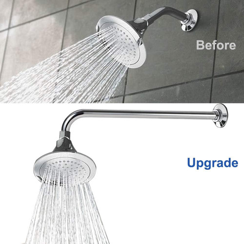 Brazo De Ducha Nearmoon Fijo De 38 Cm Cromado Para Pared