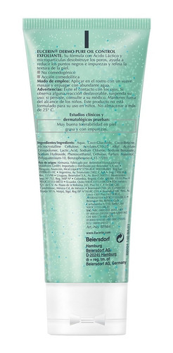 Imagen 2 de 8 de Gel Exfoliante Facial Eucerin Dermopure Piel Grasa 100ml