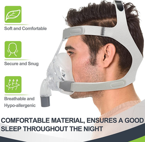 Casco Para Cara Completa F&p, Ajuste Perfecto Y Flexibilidad