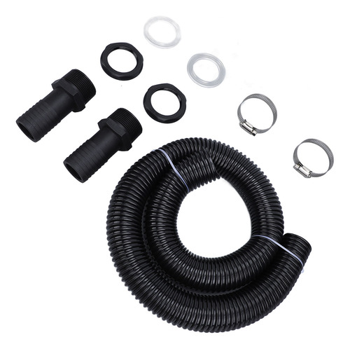 Kit De Conectores De Manguera Rain Barrel De Plástico De 39,