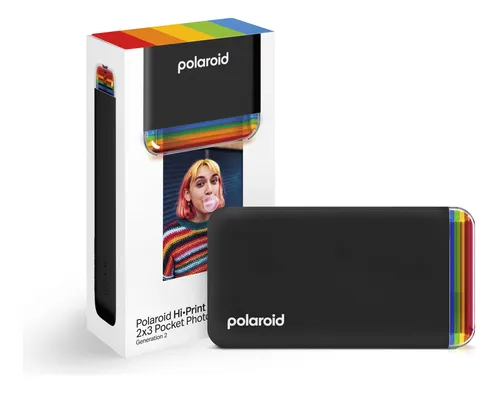 Impresora Polaroid Hi-print 2nd Gen Bluetooth 2x3 Negra