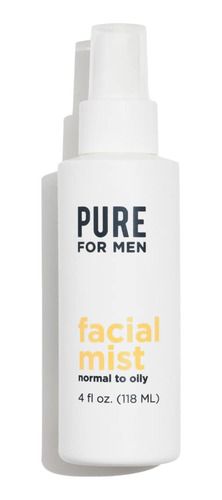 Pure For Men Facial Mist | Spray De Tóner Sin Alcohol Para.