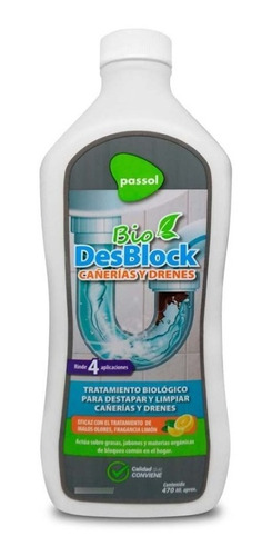 Bacterias Desgrasadoras F/limon 470ml Desblock