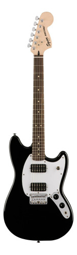 Guitarra eléctrica Squier by Fender Bullet Mustang HH de álamo black laca poliuretánica con diapasón de laurel indio