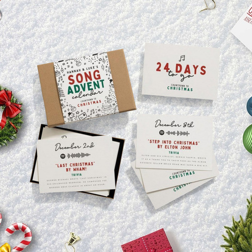 Decoração De Natal, Vales-presente De 24 Dias, Advent Countd