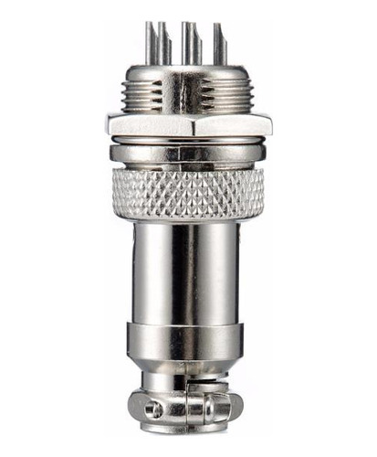 Conector De Aviacion Aviador 6 Pines Gx16 Par Macho Y Hembra
