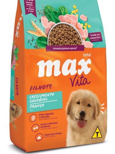 Comida Para Perro Max Vita Cachorro Pollo 3kg